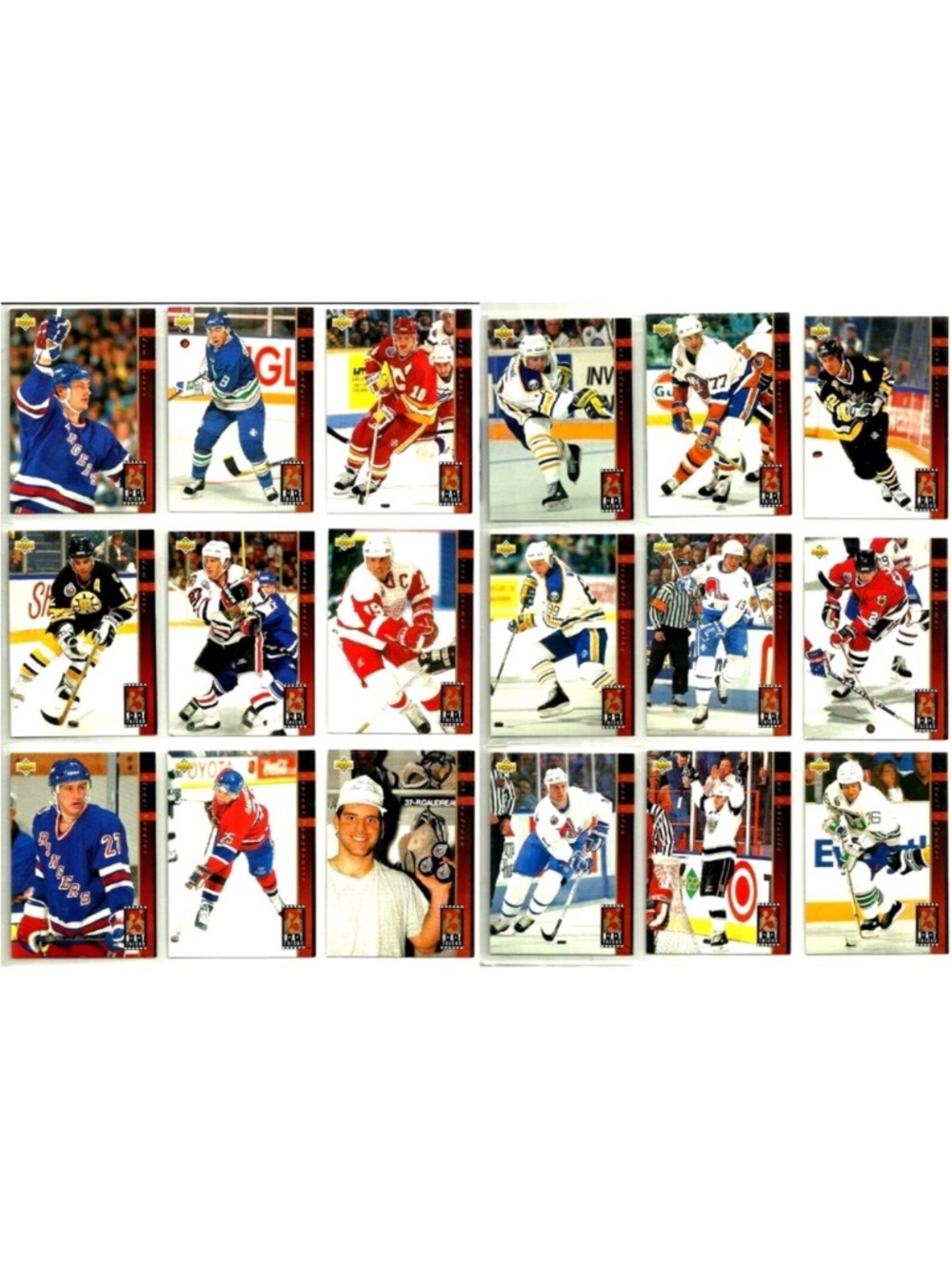 4/$20 Steve Yzerman 1993 Upper Deck Hat Tricks Complete Hockey Card Set